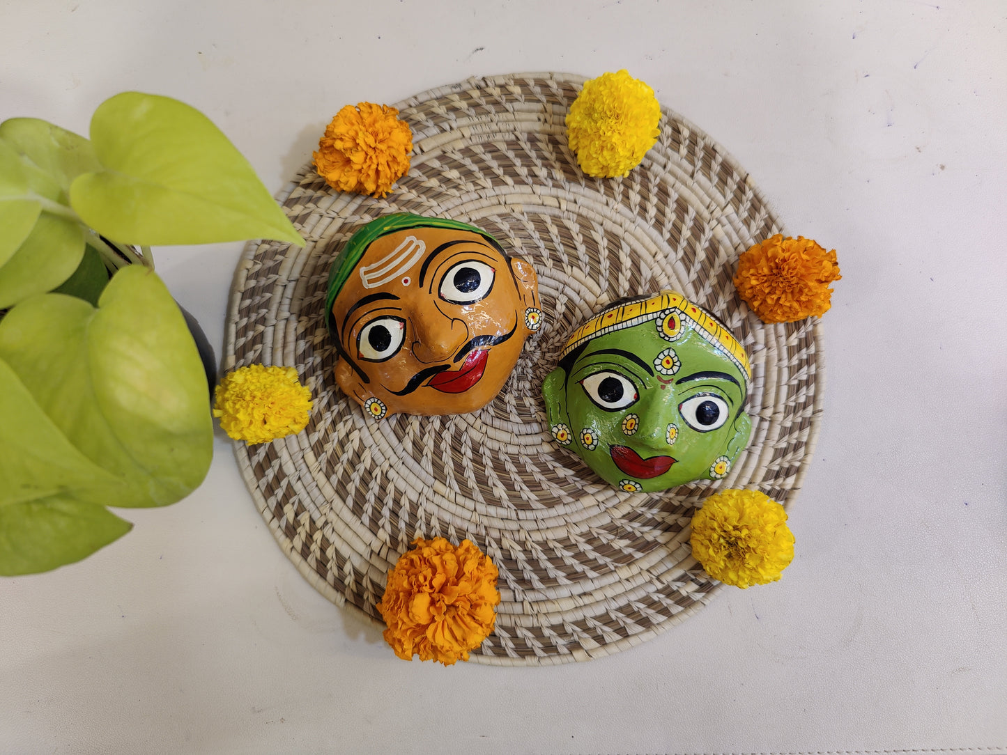 FOLK COUPLE Cherial mask -3"