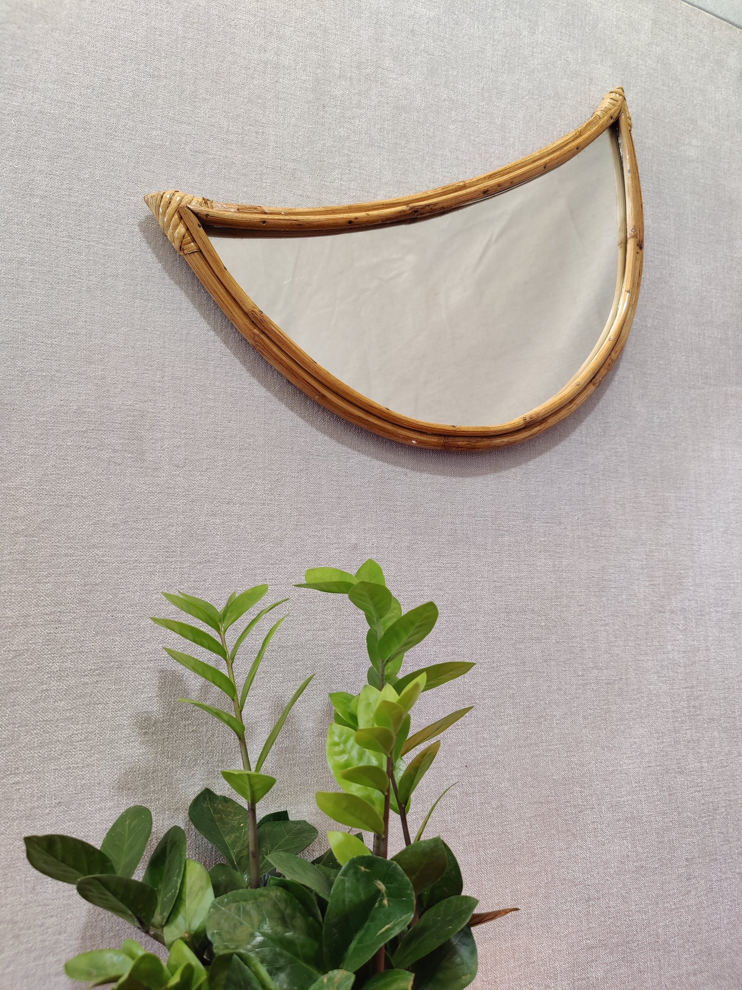 CRESCENT Reflection Bamboo Mirror
