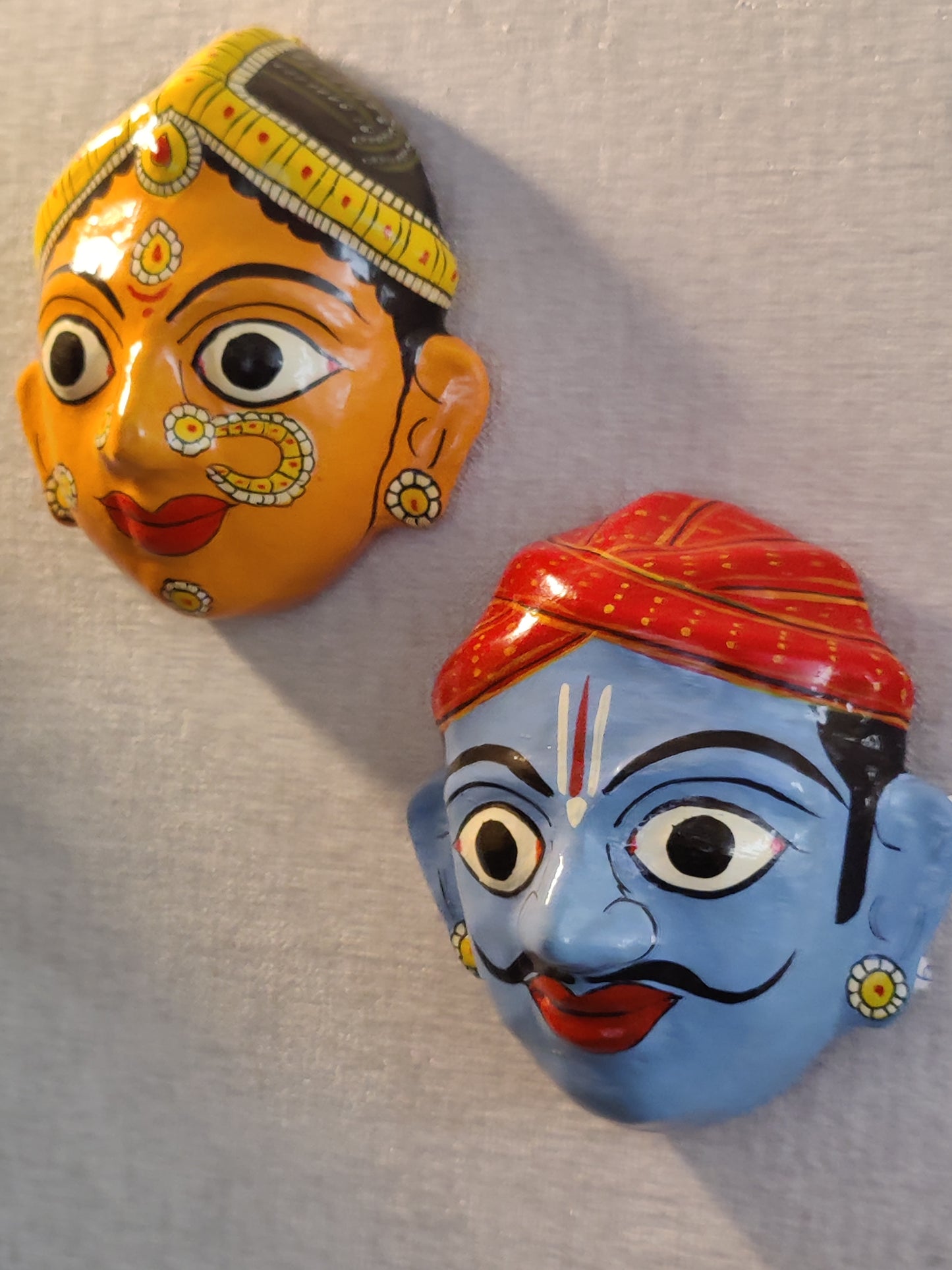 FOLK COUPLE Cherial mask size - 5"