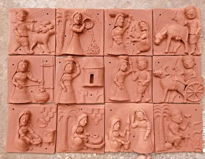 VILLAGE LIFE - Terracotta Art