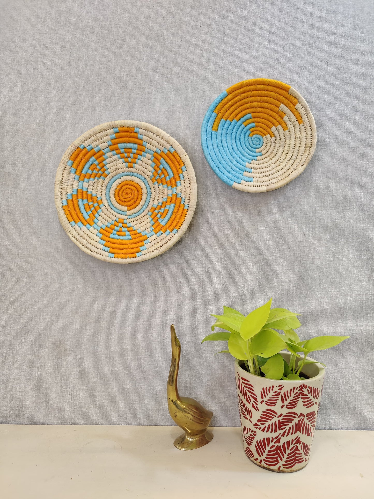 Sabai Plates SUNSET WEAVES