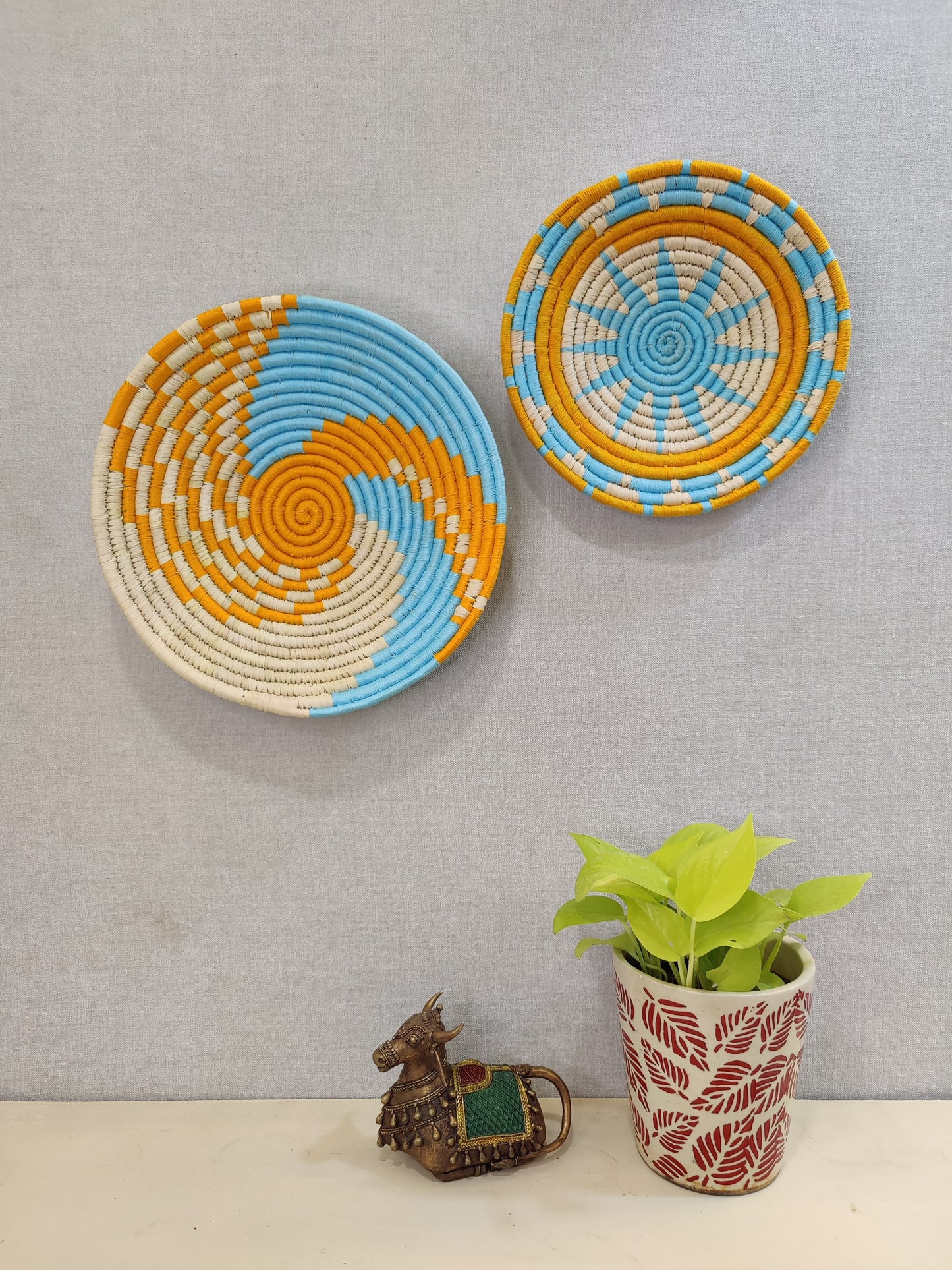 Sabai Plates SUNSET WEAVES