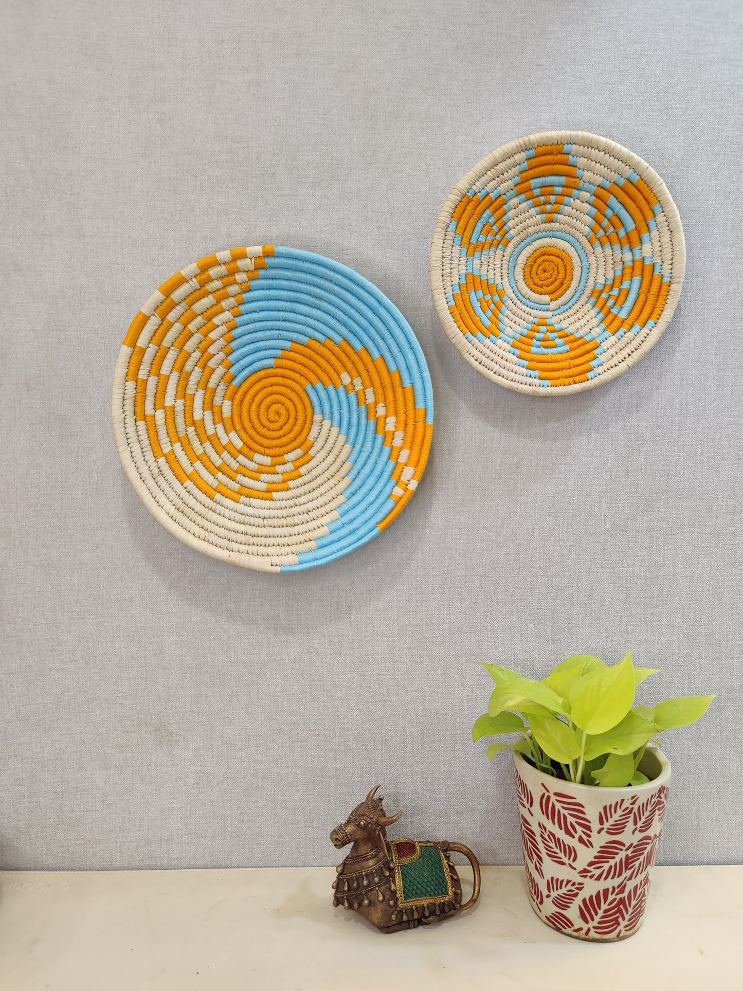 Sabai Plates SUNSET WEAVES