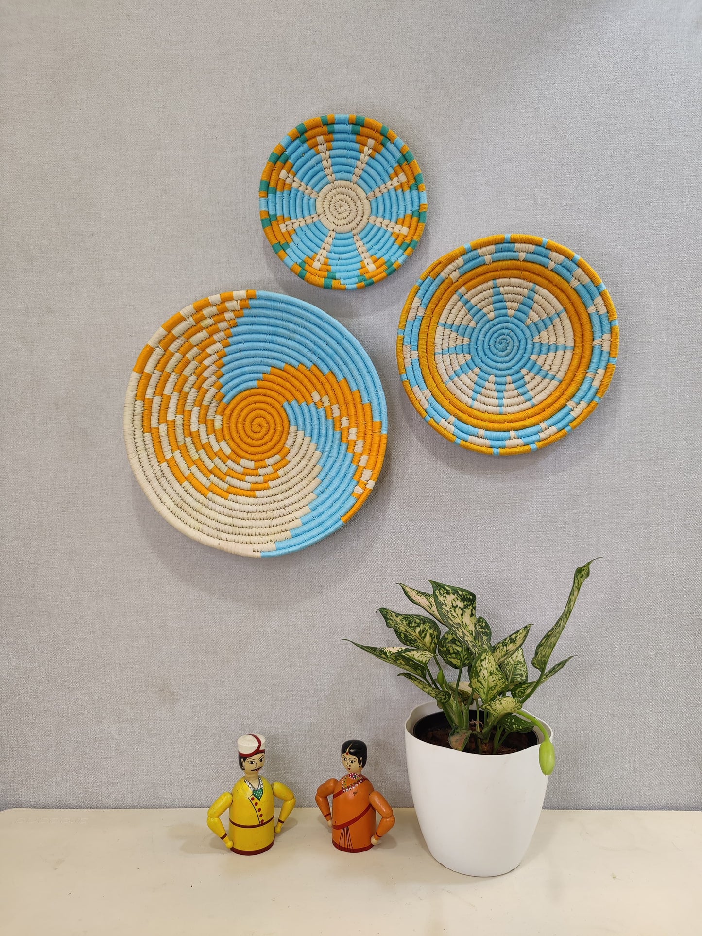 Sabai Plates SUNSET WEAVES