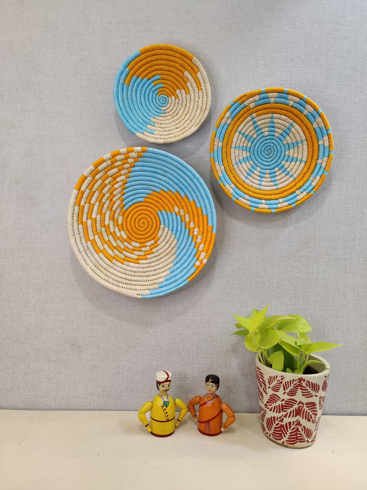 Sabai Plates SUNSET WEAVES