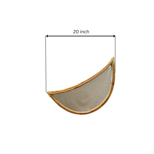 CRESCENT Reflection Bamboo Mirror