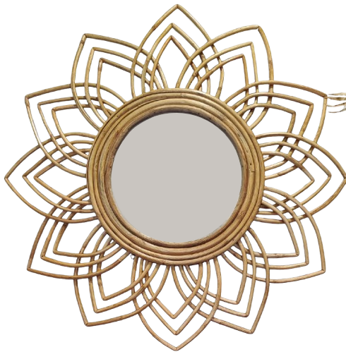 LUSH LEAF Bamboo Mirror