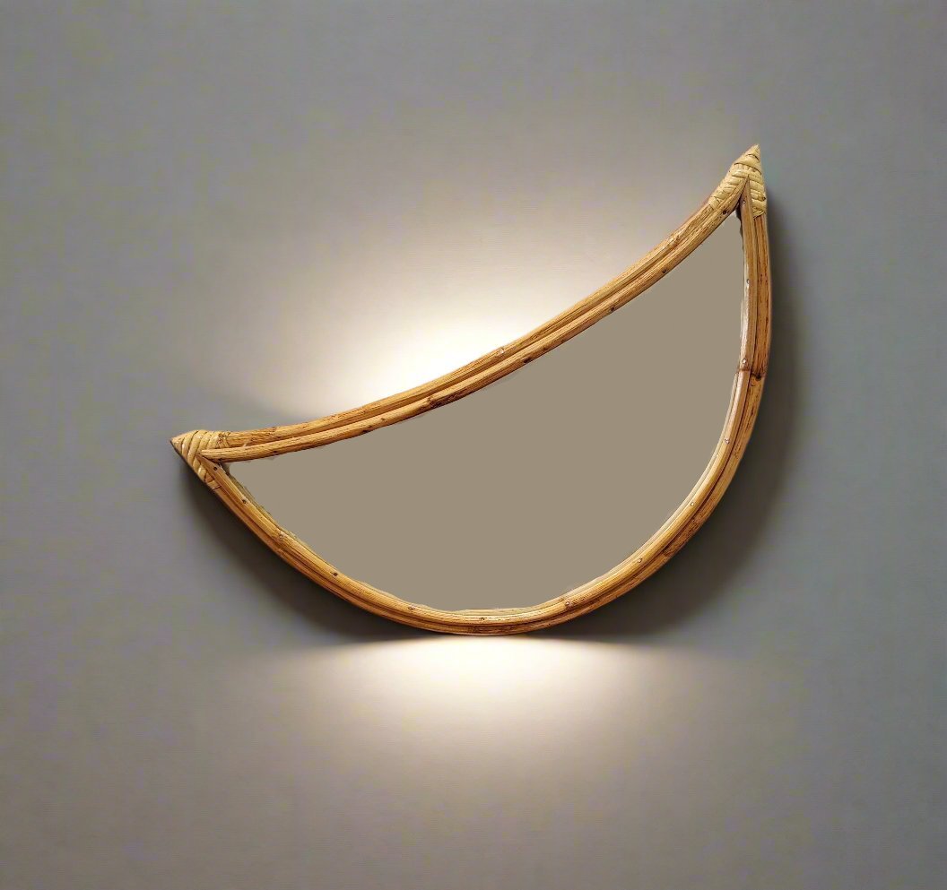 CRESCENT Reflection Bamboo Mirror