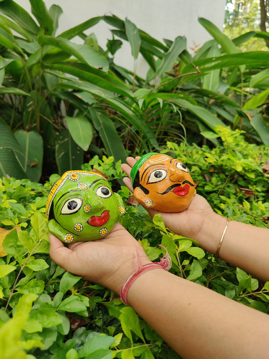 FOLK COUPLE Cherial mask -3"