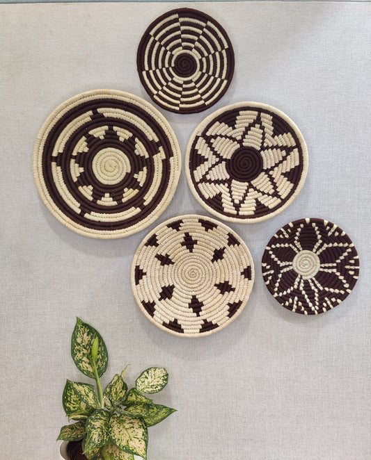 Sabai Plates WALNUT WEAVES B